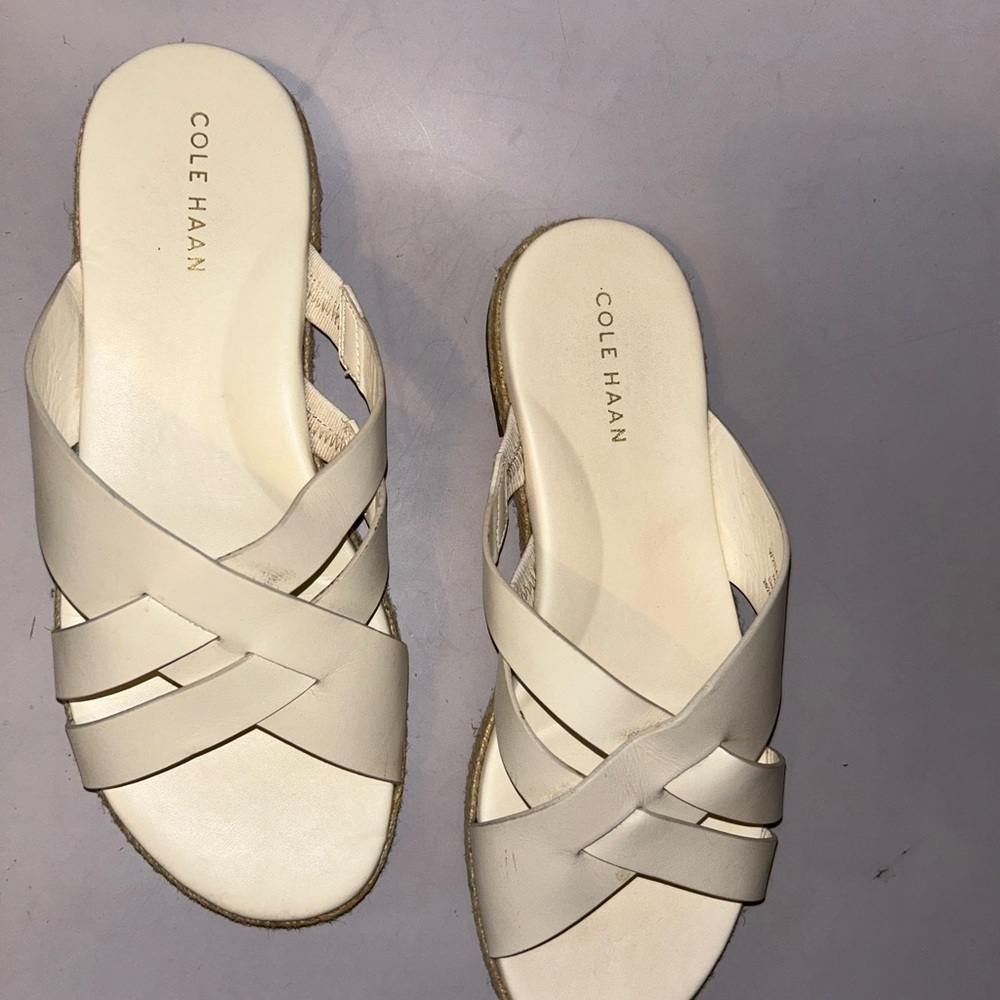 Authentic Cole haan florets flat slide sandal - Picture 3 of 6